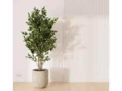 Denpanels Akustikpaneel Foliert 120 cm x 60 cm x 2 cm Weiß FSC®