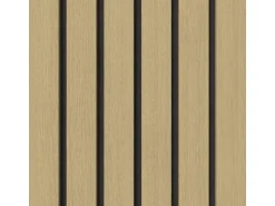 Denpanels Akustikpaneel Foliert 240 cm x 60 cm Eiche Hell FSC®