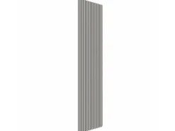 Denpanels Akustikpaneel Laminiert Marmor MDF 300 x 60 x 1,8 cm Weiß Schwarz