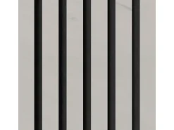 Denpanels Akustikpaneel Laminiert Marmor MDF 300 x 60 x 1,8 cm Weiß Schwarz