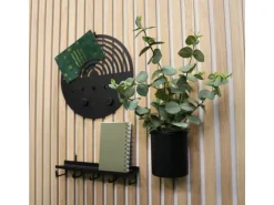 Denpanels Aufbewahrungsbecher für Akustikpaneele 10 cm x 10 cm x 12 cm Schwarz