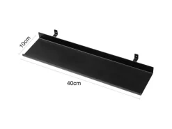 DenPanels Regal schwarz für Akustikpaneel 40 cm inkl. Schrauben