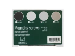 Denpanels Schrauben für Akustikpaneele TX20 Grau 50 Stück