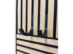 Denpanels Weinregal 3D für Akustikpaneele 23,5 cm x 13 cm x 2 cm Schwarz