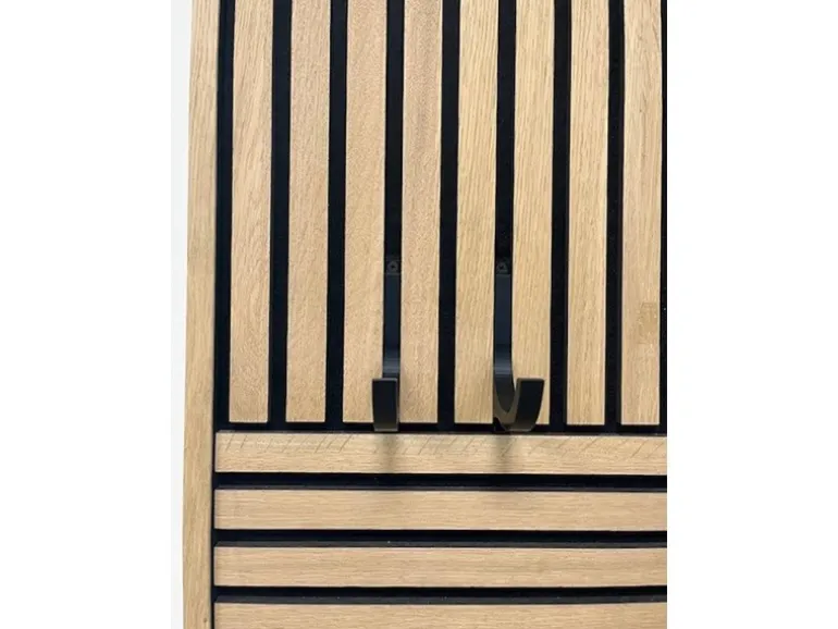 Denpanels Weinregal 3D für Akustikpaneele 23,5 cm x 13 cm x 2 cm Schwarz