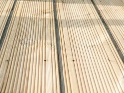 Designbalkon Large 350 x 300 x 290cm Holzboden mit Lamellengeländer