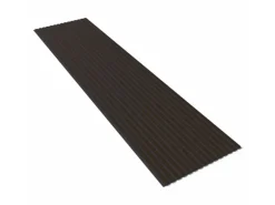 Designpaneel Geräucherte Eiche MDF Schwarz mit Furnier 60 cm x 240 cm