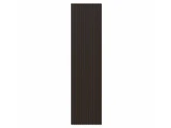 Designpaneel Geräucherte Eiche MDF Schwarz mit Furnier 60 cm x 240 cm