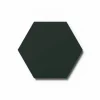 Designpaneel Hexagon Lino Conifer Clear MDF Schwarz 25 cm x 25 cm 3 Stück