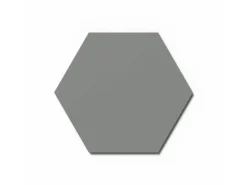 Designpaneel Hexagon Lino Ash Clear MDF Schwarz 50 cm x 50 cm 3 Stück