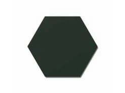 Designpaneel Hexagon Lino Conifer Clear MDF Schwarz 50 cm x 50 cm 3 Stück