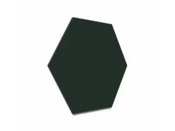 Designpaneel Hexagon Lino Conifer Clear MDF Schwarz 50 cm x 50 cm 3 Stück