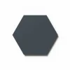 Designpaneel Hexagon Lino Smokey Blue Clear MDF Schwarz 25 cm x 25 cm 3 Stück
