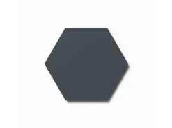 Designpaneel Hexagon Lino Smokey Blue Clear MDF Schwarz 25 cm x 25 cm 3 Stück