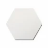Designpaneele Hexagon Clear Weiß Filz 25 cm x 25 cm 3 Stück