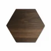 Designpaneele Hexagon Geräucherte Eiche Clear MDF Schwarz 25 cm x 25 cm 3 Stück