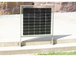 Dieda Geländer Linus Vario Seitliche Montage Aluminium 100 cm x 100 cm Taupe