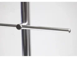 Dieda Geländerset Aluminium Eloxiert waagerechte Rundstäbe 100 cm x 150 cm