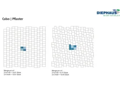 Diephaus Drainpflaster Muschelkalk 21 x 21 x 8 cm