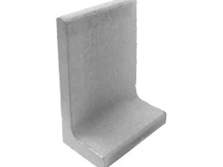 Diephaus L-Stein unbewehrt Grau 80 x 50 x 50 x 7 cm L-Stein