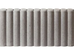 Diephaus Rundpalisaden-Randstein Grau 50 x 25 x 6 cm