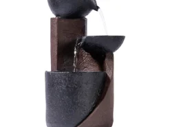 Dobar Zimmerbrunnen Kaskade in Steinoptik mit Deko-Steinen und 3 Stufen