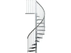 Dolle Außenspindeltreppe Gardenspin mit TRIMAX-Stufen Ø 125 cm