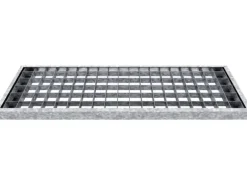 Dolle Außentreppe Gardentop 11 Gitterroststufen 80 cm + Prova-Geländer