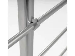 Dolle Geländerset Aluminium Tropfenform für Bodenmontage 150 cm