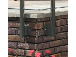 Dolle Geländer-Set Edelstahl 150 cm Wandmontage