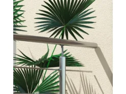 Dolle Geländer-Set Edelstahl 150 cm Wandmontage