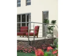 Dolle Geländer-Set Edelstahl 150 cm Wandmontage