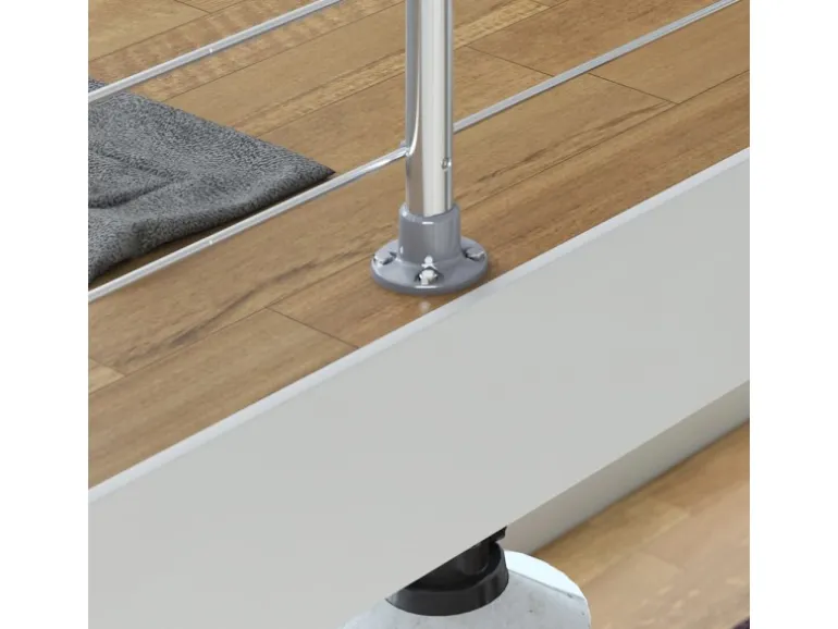 Dolle Geländerset mit Eichehandlauf für Bodenmontage 150 cm FSC®