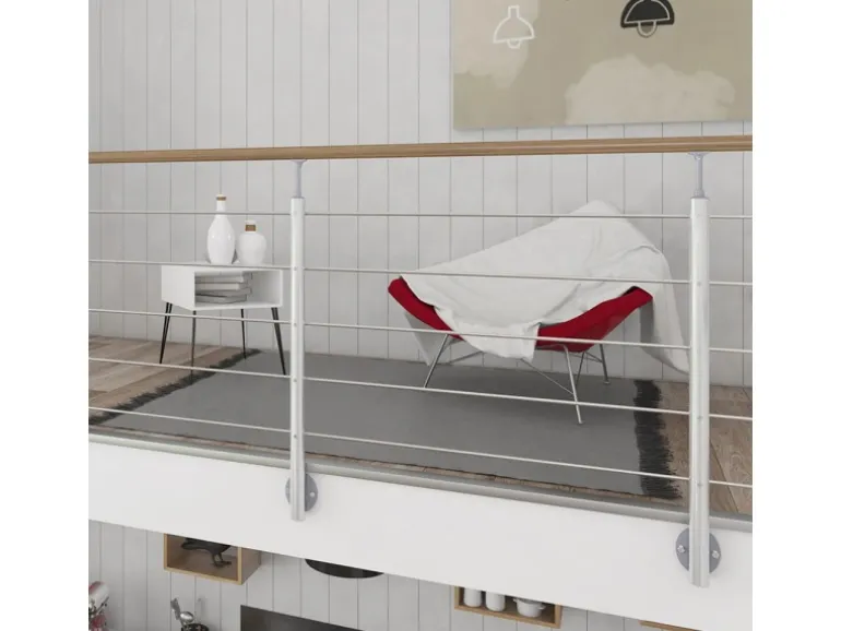 Dolle Geländerset mit Eichehandlauf für Seitenmontage 150 cm FSC®