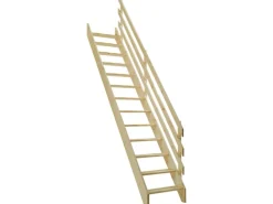 Dolle Raumspartreppe Burgau gerade Fichte unbehandelt FSC®