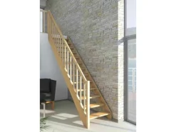 Dolle Raumspartreppe Paris Gerade Fichte Rechteckstabgeländer FSC®