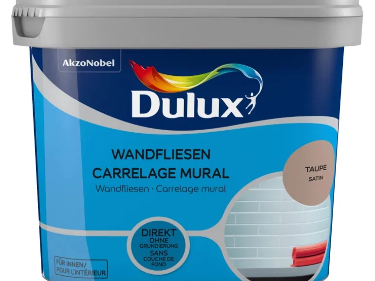 Dulux Fresh Up Wandfliesenlack Satin Taupe 750 ml