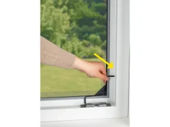 Easymaxx Moskitonetz Magic Fit 115 cm x 135 cm Anthrazit