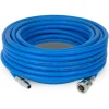 EBERTH Druckluftschlauch Länge 15m Durchmesser 6mm x 11mm 1/4 Kupplung 20 Bar