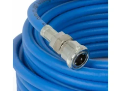 EBERTH Druckluftschlauch Länge 15m Durchmesser 6mm x 11mm 1/4 Kupplung 20 Bar
