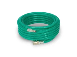 EBERTH Druckluftschlauch Länge 10m Durchmesser 10mm x 14mm 3/8 Kupplung 24 Bar