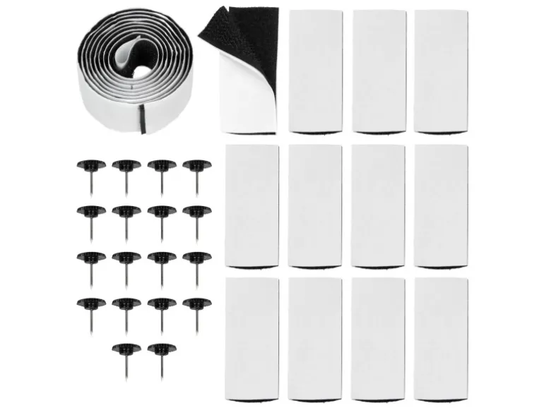 ECD Germany Fliegengitter Tür Insektenschutz Schwarz 100 x 210 cm Klebmontage