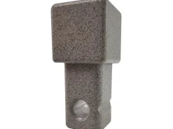 Ecke Quadrat-Abschlussprofil Alu pulv. Zement 1 x 2,7 x 1 cm (2 Stk.)