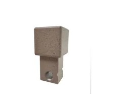 Ecke Quadrat-Abschlussprofil Alu pulv. Beige 1,2 x 2,7 x 1,2 cm (2 Stk.)