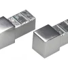 Ecke Quadrat-Abschlussprofil Alu eloxiert Silber glänzend 10 mm (2 Stk.)