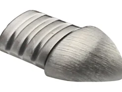 Ecke Viertelkreis-Abschlussprofil Edelstahl gebürstet 8 mm (2 Stk.)