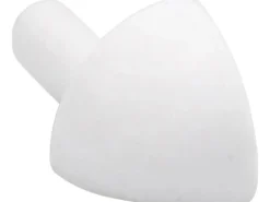 Ecke Viertelkreis-Abschlussprofil PVC glänzend Weiß 8 mm (4 Stk.)