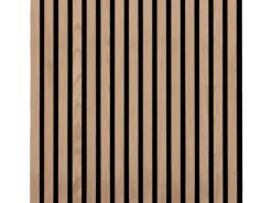 ECON Akustikpaneel Eiche 240 cm x 60 cm x 1,8 cm MDF Schwarz