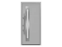 EcoStar Haustür Isopro IP 780S Weißaluminium 110 cm x 210 cm DIN L
