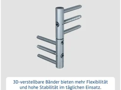 EcoStar Haustür Isopro IP 780S Weißaluminium 110 cm x 210 cm DIN L